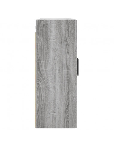 Mobile a Parete Grigio Sonoma 69,5x34x90 cm