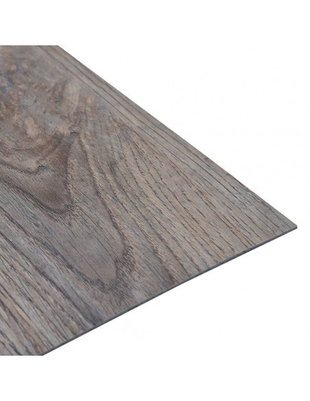 Listoni per Pavimenti Autoadesivi 5,11 m² in PVC Marrone Chiaro