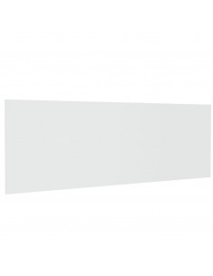 Testiera per Letto Bianca 240x1,5x80 cm in Legno Ingegnerizzato 2