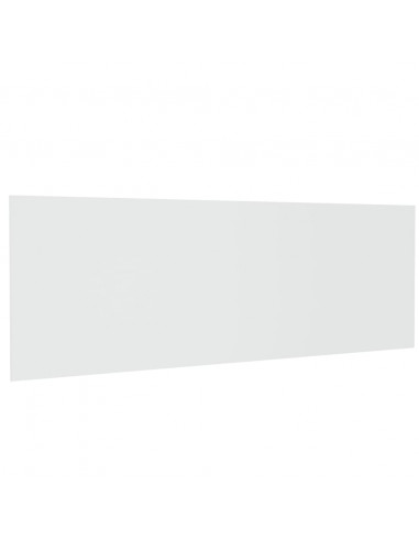 Testiera per Letto Bianca 240x1,5x80 cm in Legno Ingegnerizzato