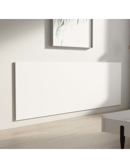 Testiera per Letto Bianca 240x1,5x80 cm in Legno Ingegnerizzato