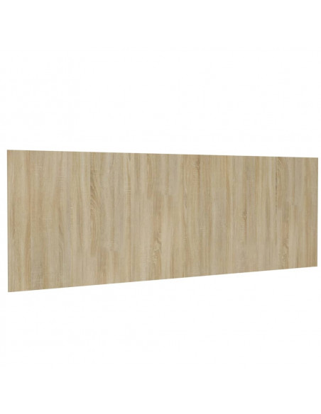 Testiera Letto Rovere Sonoma 240x1,5x80 cm Legno Ingegnerizzato