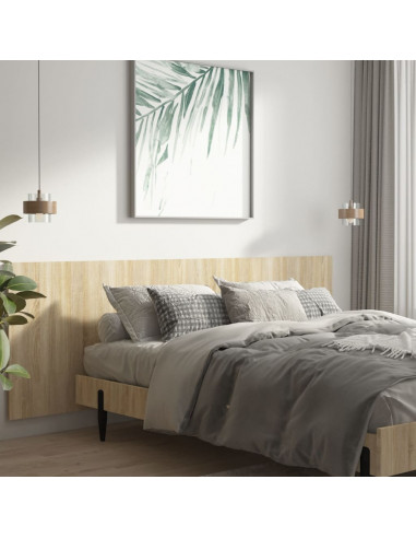 Testiera Letto Rovere Sonoma 240x1,5x80 cm Legno Ingegnerizzato