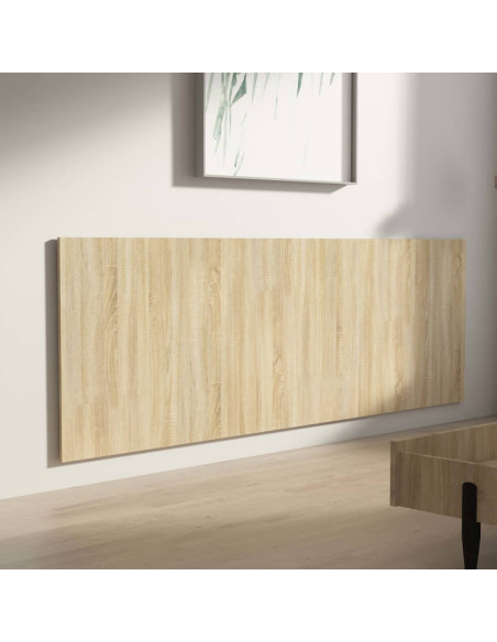 Testiera Letto Rovere Sonoma 240x1,5x80 cm Legno Ingegnerizzato
