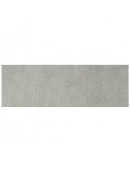 Testiera Letto Grigio Cemento 240x1,5x80cm Legno Ingegnerizzato