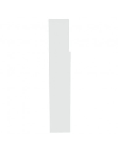 Testiera con Contenitore Bianco 200x19x103,5 cm