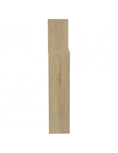 Testiera con Contenitore Rovere Sonoma 200x19x103,5 cm