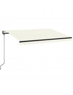 Tenda da Sole Retrattile Automatica 350x250 cm Crema 2