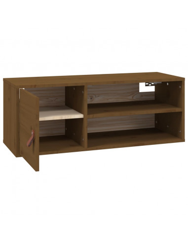 Pensile Miele 80x30x30 cm in Legno Massello di Pino