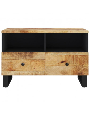 Mobile Porta TV 70x33x46 cm in Legno Massello di Mango