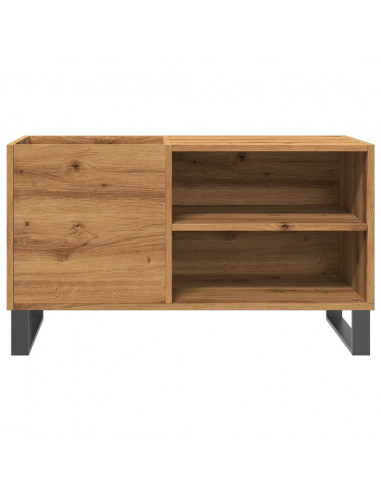 Mobile Porta Dischi Rovere Artigianale 84,5x38x48cm Multistrato