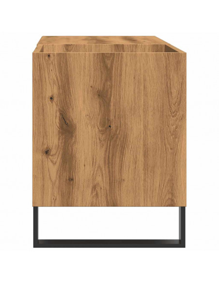 Mobile Porta Dischi Rovere Artigianale 84,5x38x48cm Multistrato