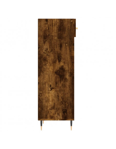 Scarpiera Rovere Fumo 30x35x105 cm in Legno Multistrato