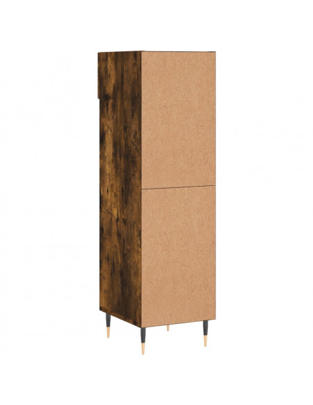 Scarpiera Rovere Fumo 30x35x105 cm in Legno Multistrato