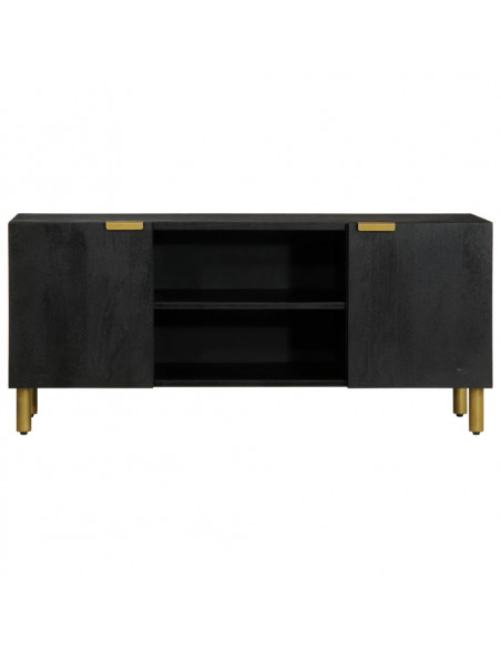 Mobile Porta TV Nero 105x33x46 cm in Legno Multistrato
