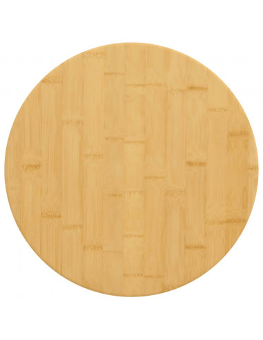Piano del Tavolo Ø50x1,5 cm in Bambù