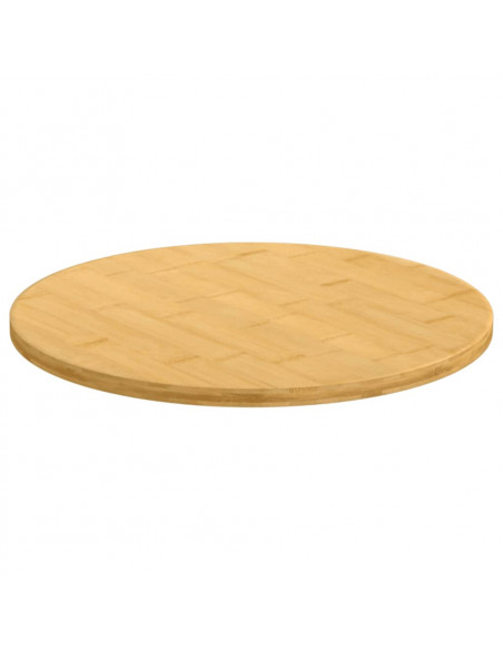 Piano del Tavolo Ø50x1,5 cm in Bambù