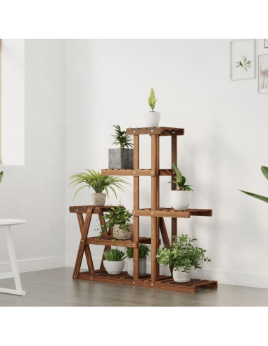 Portafiori 95x25x96 cm in Legno Massello di Abete