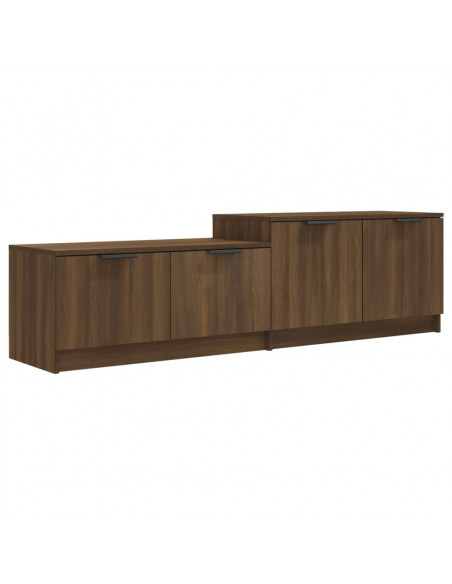Mobile TV Rovere Marrone 158,5x36x45 cm in Legno Multistrato