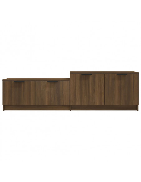 Mobile TV Rovere Marrone 158,5x36x45 cm in Legno Multistrato