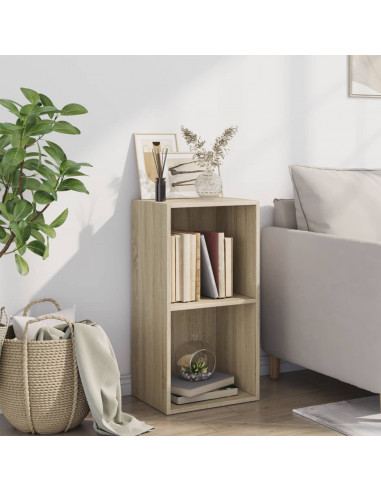 Libreria 5 Ripiani Rovere Sonoma 40x30x76,5cm Legno Multistrato