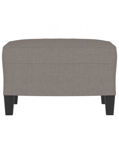 Poggiapiedi Tortora 60x50x41 cm in Tessuto