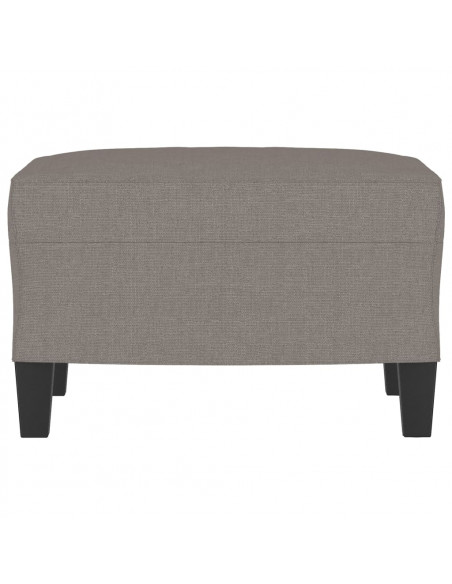Poggiapiedi Tortora 60x50x41 cm in Tessuto