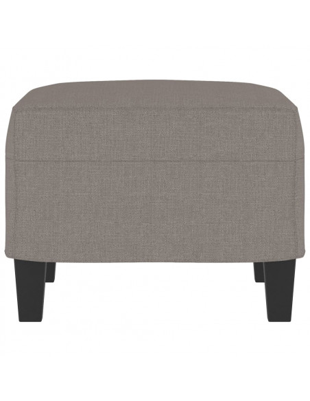Poggiapiedi Tortora 60x50x41 cm in Tessuto