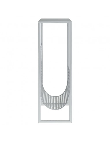 Portariviste Argento 35x15x45 cm in Acciaio