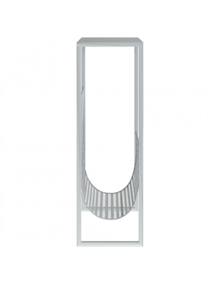 Portariviste Argento 35x15x45 cm in Acciaio