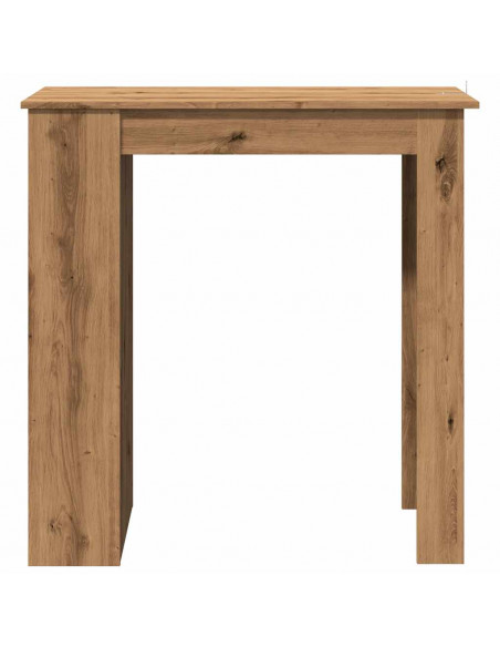 Tavolo da Bar con Ripiani Rovere 102x50x103,5 cm in Truciolato