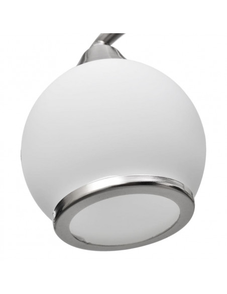 Lampada Soffitto Paralumi Vetro Tubi a Onda per 3 Lampadine E14