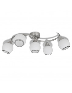 Lampada da soffitto lampadario in vetro per 5 lampadine E14 2