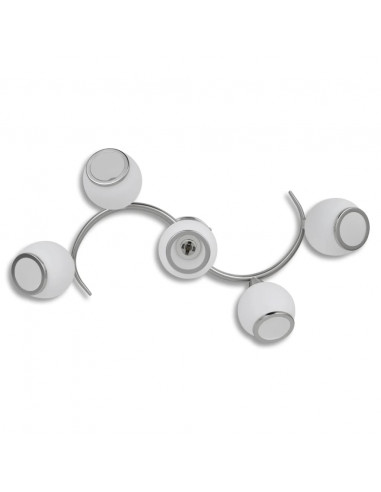 Lampada da soffitto lampadario in vetro per 5 lampadine E14