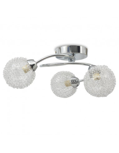 Lampadario da Soffitto con 3 Lampadine G9 da 120 W