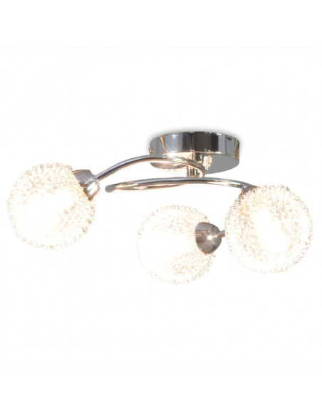 Lampadario da Soffitto con 3 Lampadine G9 da 120 W