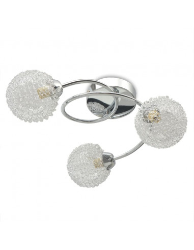 Lampadario da Soffitto con 3 Lampadine G9 da 120 W