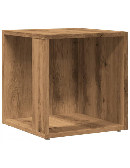 Tavolino da Salotto Rovere Artigianale 33x33x34cm in Truciolato