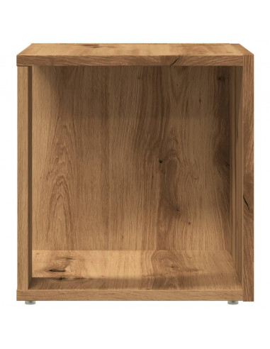 Tavolino da Salotto Rovere Artigianale 33x33x34cm in Truciolato