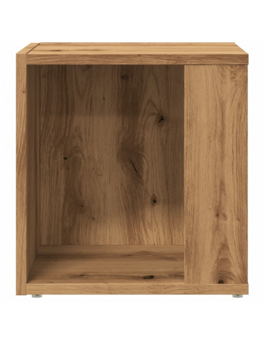 Tavolino da Salotto Rovere Artigianale 33x33x34cm in Truciolato