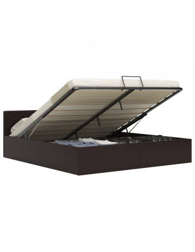 Giroletto Contenitore Idraulico Grigio Similpelle 180x200cm