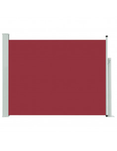 Tenda Laterale Retrattile per Patio 140x500 cm Rossa 2