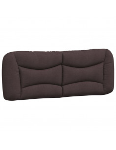 Cuscino Testiera Marrone Scuro 140 cm in Tessuto 2