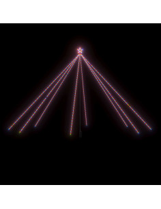 Luci per Albero di Natale Interni Esterni 800 LED Colorati 5 m 2