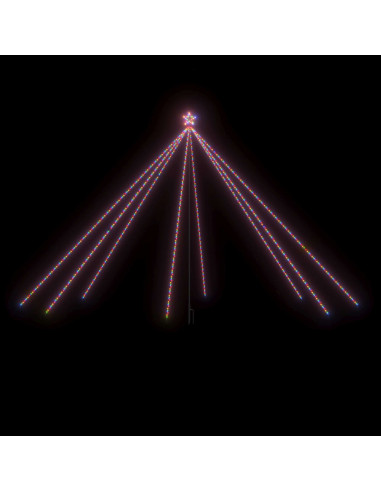 Luci per Albero di Natale Interni Esterni 800 LED Colorati 5 m