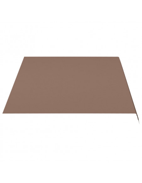 Tessuto di Ricambio per Tenda da Sole Marrone 4,5x3 m