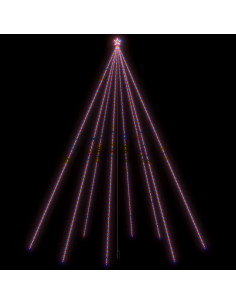 Luci per Albero di Natale Interni Esterni 1300 LED Colorati 8 m 2