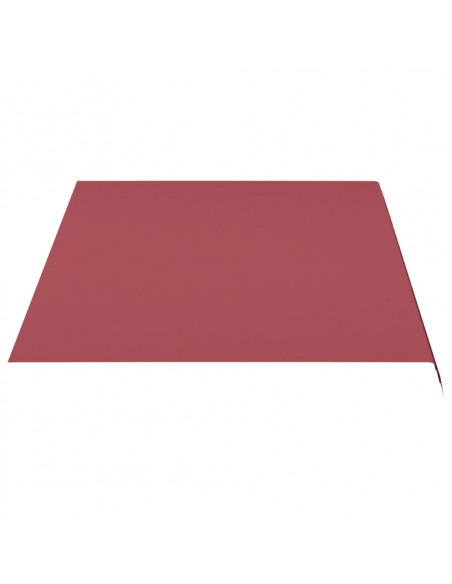 Tessuto di Ricambio per Tenda da Sole Rosso Borgogna 4,5x3 m