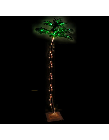 Palma con LED Bianco Caldo 252 LED 400 cm