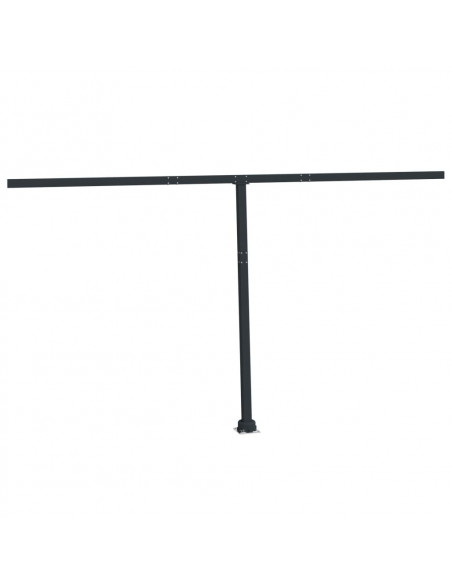 Set Pali per Tenda da Sole Antracite 450x245 cm Ferro